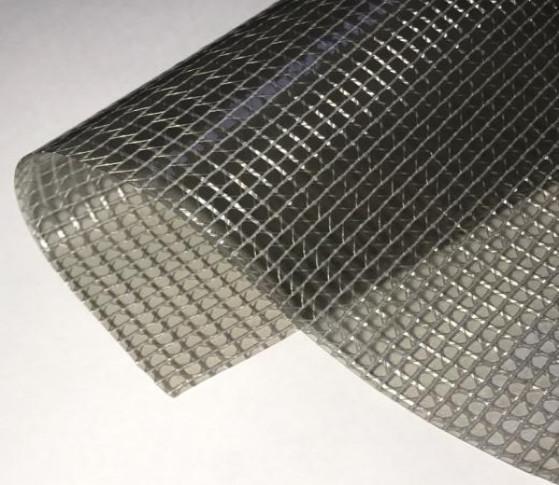 200D 9*9 240GSM Clear PVC Mesh Bag Fabric Lightweight Fire Retardant