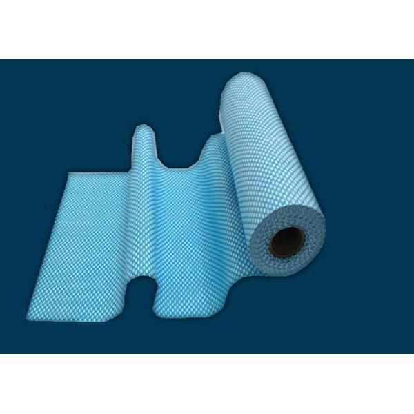 Easy Washing Industrial Wipes Non Woven Cleaning Cloths , Yellow / Orange