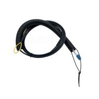 2 cabo ótico blindado espiral dos núcleos 5.0mm com tubo ondulado