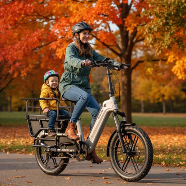 OEM  ODM 250w 48V 15AH  Fat Tire Hub Motor Family Electric Cargo Hybrld Bike Electric City Bicycle Ebike