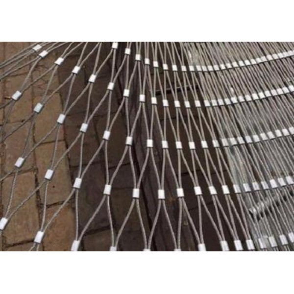AISI316 60*60 Balustrade Cable Mesh 2.5mm Stainless Steel Cable Mesh Factory