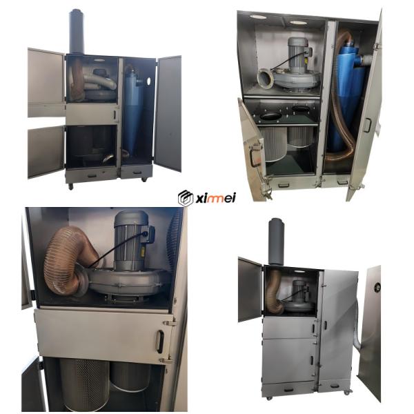 Aspirateur haut de gamme pour le broyage de couteau à bande un collecteur de poussière ignifuge à niveau pour le pelissage machine verticale horizontale