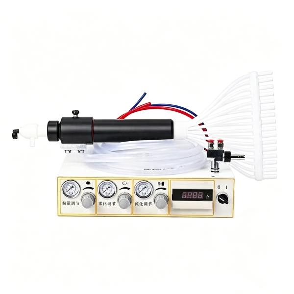 Auto-Manual Dual-Mode Friction Electrostatic Deep-Groove Coating Spray Gun System