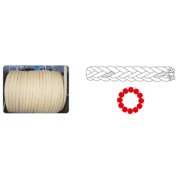 Нейлон веревочки сопротивления носки 12-Strand Polymide заплел веревочки