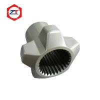 Certifié TEX120 Résistance à l'usure Composants d'extrudeuse à double vis Éléments à vis en étoile Machine d'extrudeuse flottante pour aliments pour poissons