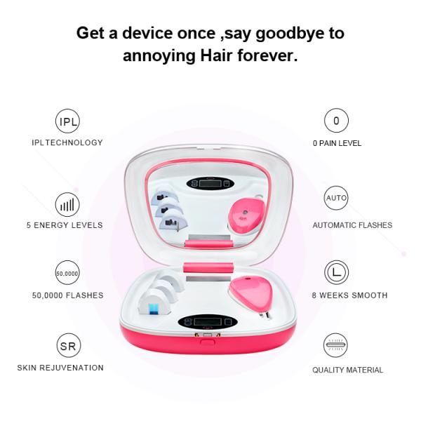 Аппарат для удаления волос с сапфировым стеклом, устройство для удаления волос, фотонный фотонный омолаживающий депилятор