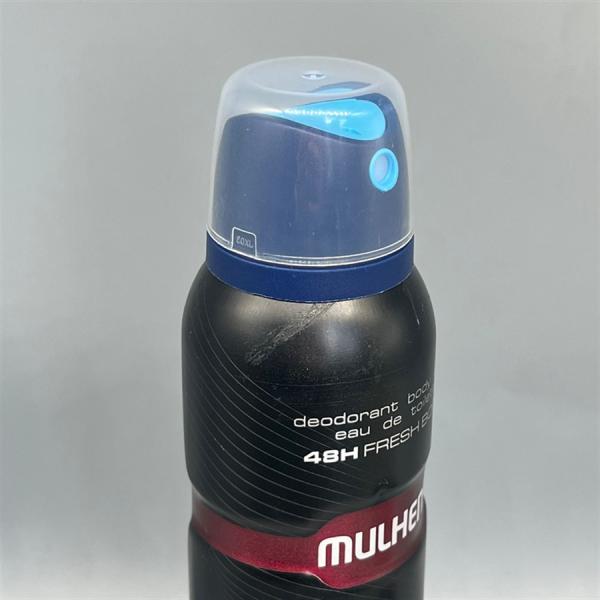 Válvula de pulverización corporal de desodorantes de uso pesado de grado industrial para formulaciones de alta viscosidad con sello a prueba de alteraciones