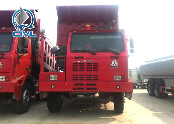 New Howo 70 Ton Mining Dump Truck Unloading And Transport Ore mining Tipper Truck