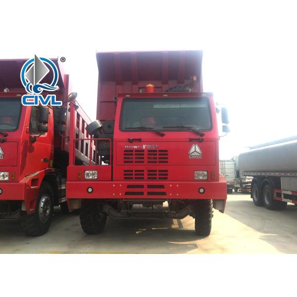 SINOTRUK 70 Tons Off Road Mining Dump Truck Tipper 6 By 4 Driving Model 371hp