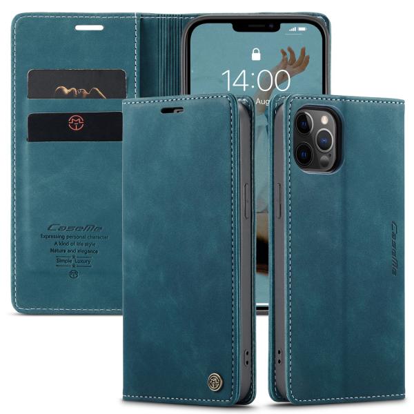 CaseMe 15 Pro Phone Case TPU кожаная задней крышка с магнитным держателем для карт и тест