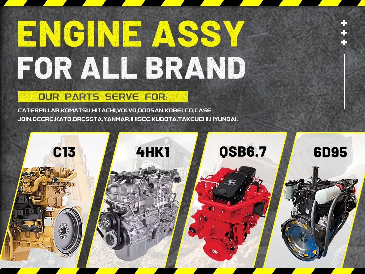 6D125 Engine Rebuild Kit Full Set with High-Strength Alloy Components and Turbocharging System