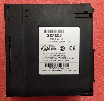 Ge Fanuc Ic693pwr321 120/240 ВПТ батарея 125 VDC стандартная не включил электропитание PLC GE