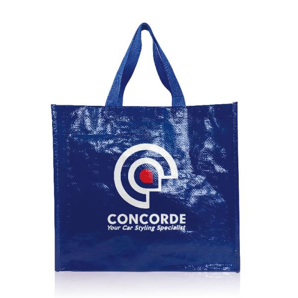 Custom Big Laminated Shopping Bags , Water Resistant Non Woven Tote Bag