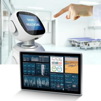 Fanless 15 Panel PC I5-8260U 6 COM, 4 LAN Industrial Computer With 6 COM & 4 LAN Ports For Industrial Use