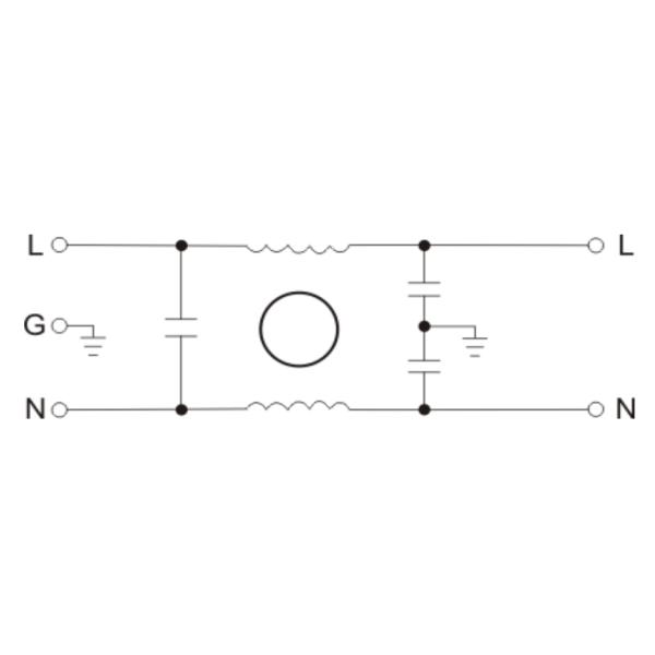 DAA2 Вставка фильтра EMI однофазной 220V 3A 6A 10A 50/60Hz
