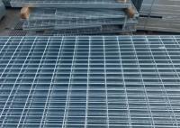 Galvanized Steel Walkway Grating Black / White For Chemical Plant 30*3mm