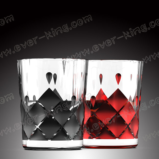 Царапина 400ml 500ml изготовленной на заказ Stemless чашки бокала анти-