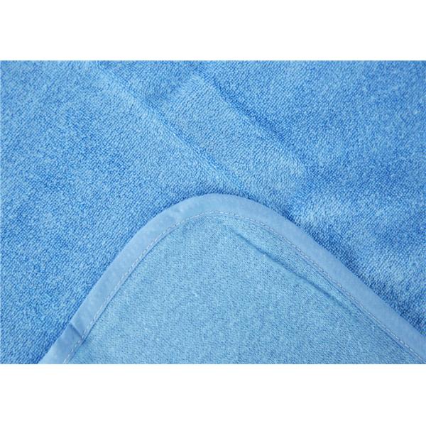 Newborn Baby Swaddle Blankets 2pk Knit Terry Hooded Towel Ventilation 200G