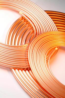 ASTM B280 AC Spare Part Pancake Coil Copper Pipe Soft Temper Ends Capped