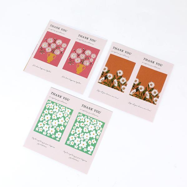 Водонепроницаемая бумага прямоугольник Спасибо наклейки Подарок Декорация Упаковка Печать наклейки