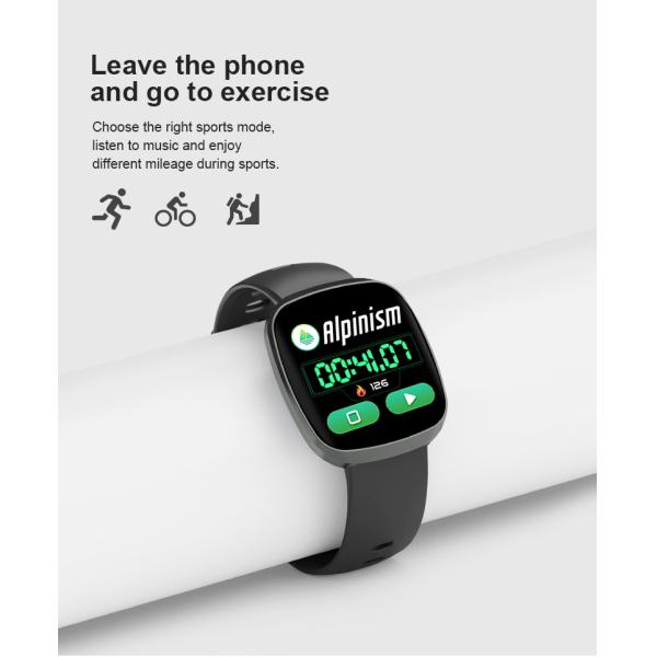 Андроид тарифа сердца здоровья Smartwatch GT105 кровяного давления IP67 для дозора Яблока