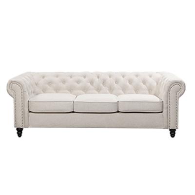 Beige Color Modern Home Sofa Abrasion Resistant Multicolor ODM OEM