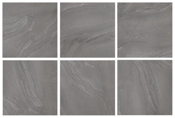 45 X 45 CM Stone Ceramic Tiles Dark Grey High Performance And Flexibility