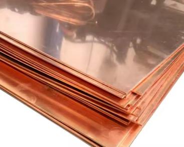 High Precision Red Copper Sheet C1100 0.5mm 12x12'' 18 Gauge For Construction Decoration