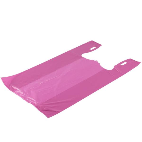 Прочные полиэтиленовые пакеты футболки, таможня напечатали материал ХДПЭ сумок футболки