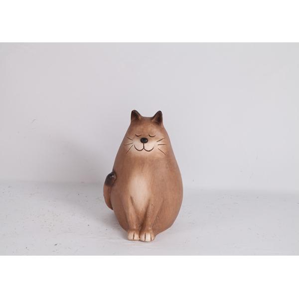 Сад гончарни OEM/ODM керамический орнаментирует украшение формы кота