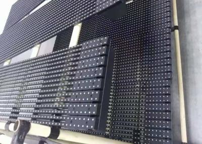 P16 IP66 diodo emissor de luz flexível transparente exterior Mesh Screen For Building Facade