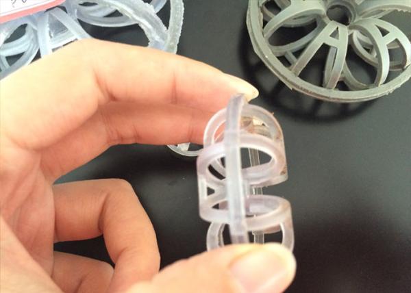 PP PVDF PVC CPVC Plastic Random Packings Plastic Tellerette Rosette Ring Tower Packing