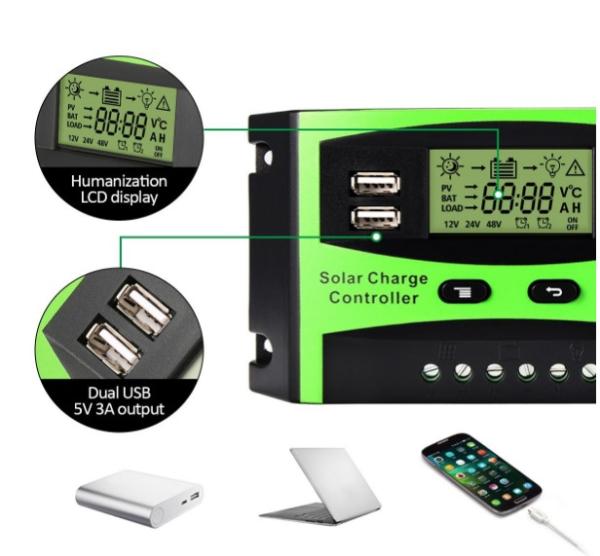 PWM Solar Panel Protection Solar Charger Charge Controller