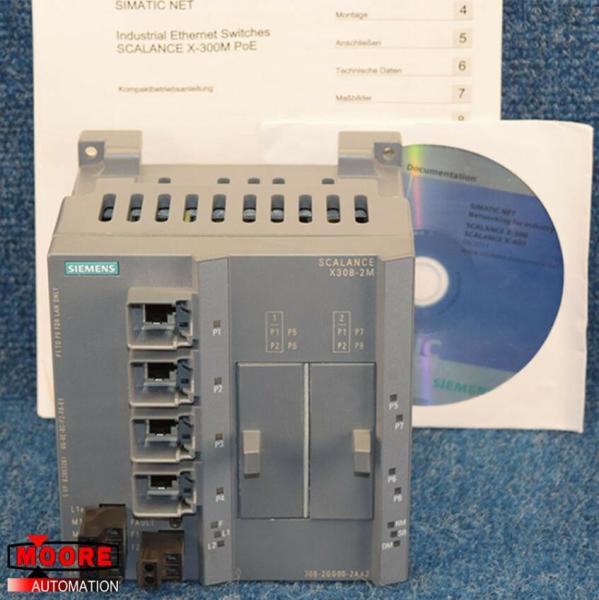 Commutateur industriel d'Ethernet de filet de module de 6GK5 308-2GG00-2AA2 6GK5308-2GG00-2AA2 X308-2M Siemens