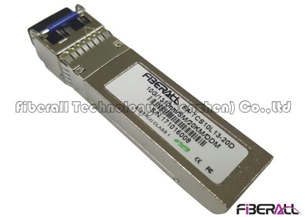 10G Base-LR Long Range Dual Fiber SFP Fiber Optic Transceiver LC SM 20KM DDM