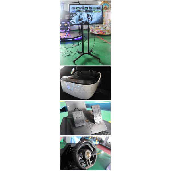 Amusement Virtual Reality Simulator Bluetooth Warrior Racing Car With 1 Seat