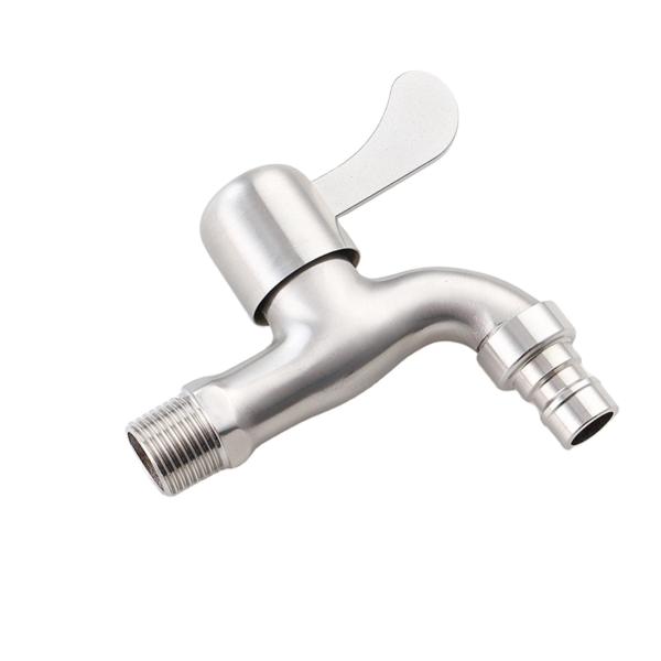 Bibcock Stainless Steel Water Tap 1 2 Washing Machine Ceramic