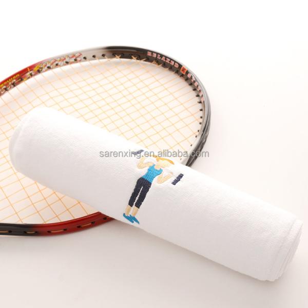 Отпечатка логотипа хлопчатобумажных полотен для быстрого поглощения пота во время тренировок