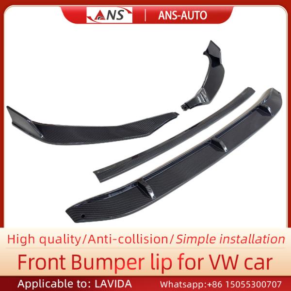 Volkswagen Lavida Front PP Car Bumper Lip With Pointed Shape