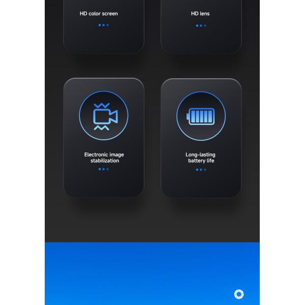 Outdoor Sports Pet Camera Collar ABS 1920*1080 Cat Camera Collar