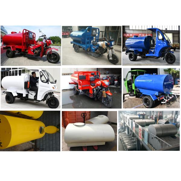 1.6*1.3 m Tank Size Electric kick Start Water Tank Tricycle for Oil Delivery in 2019