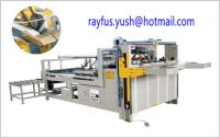 Machine faite sur commande de Gluer de dossier de carton/dossier semi automatique Gluer se soulevant collant le pressing