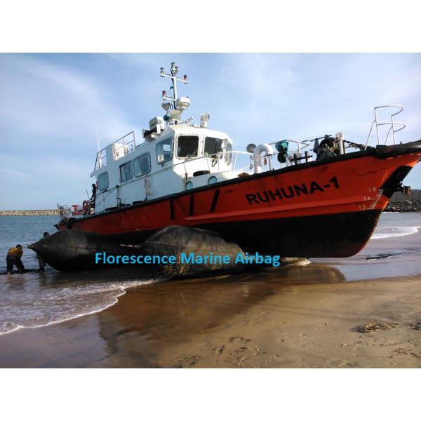 Heavy Duty Ship Launching Balloon Rubber Airbags With Free Fittings