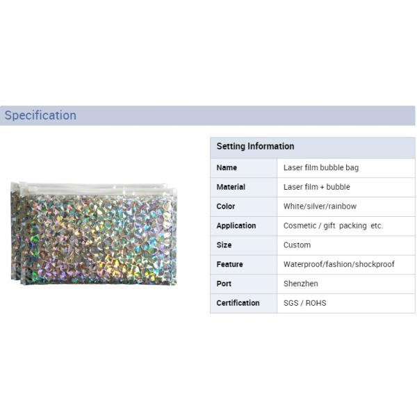 Полиэтиленовый пакет молнии сумки пузыря золота скольжения молнии звезды упаковывая штейновый для подарков