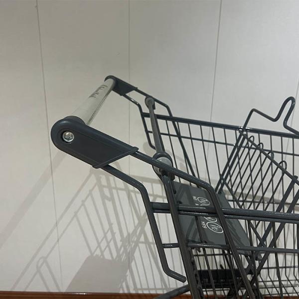 150L Store Carring Supermarket Pushcart Steel Shopping Cart