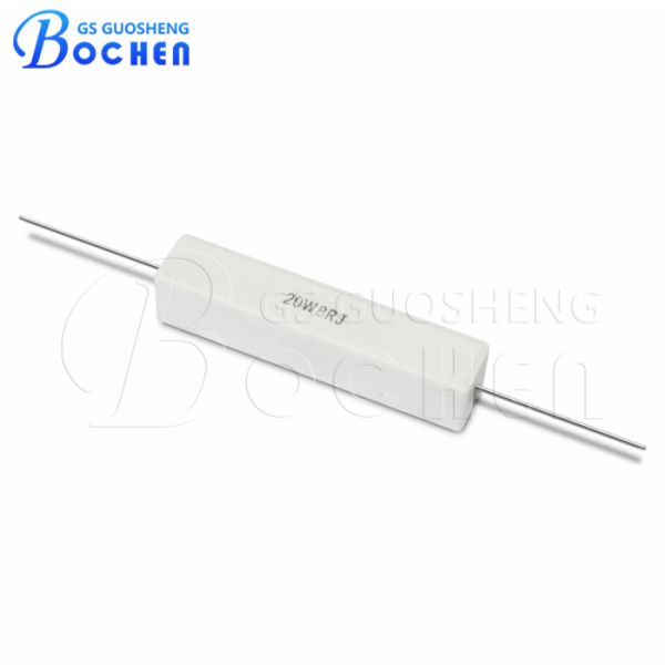 Composant électronique de puissance Rx27 Résistants de puissance en ciment en céramique enveloppés en fil de fer 2W-40W