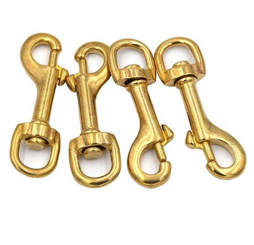 Solid Brass Swivel Snap Hooks