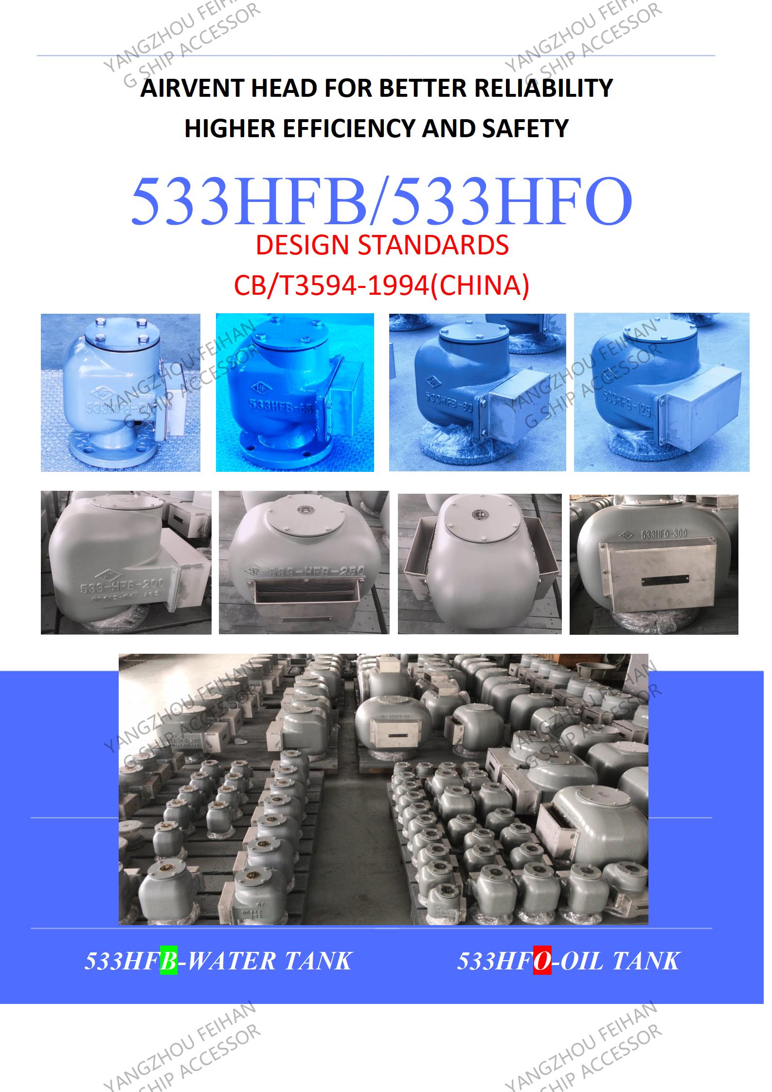 Вентиляционная головка NO.533HFB-125A Вентиляционная крышка