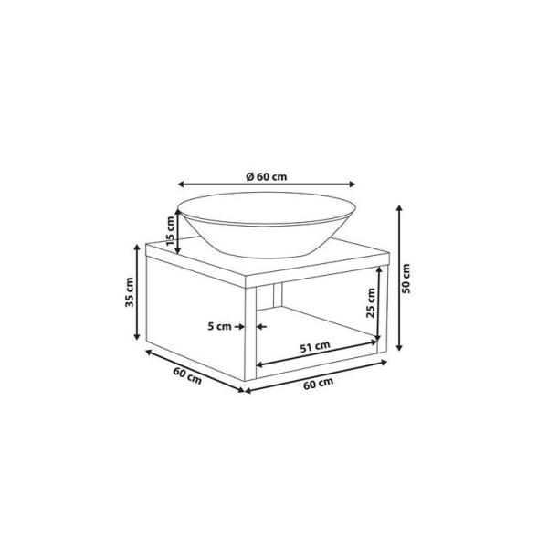 Древесина черного хранения журнала швырка подогревателя сада стальная горя на открытом воздухе яму огня