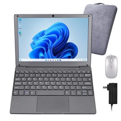 10Laptop de 1 pouce avec processeur Intel Celeron N4020 8 Go de RAM 128 Go SSD à double écran Caméra intégrée Windows 11 Pro 0,93 Kg US/EU Plug